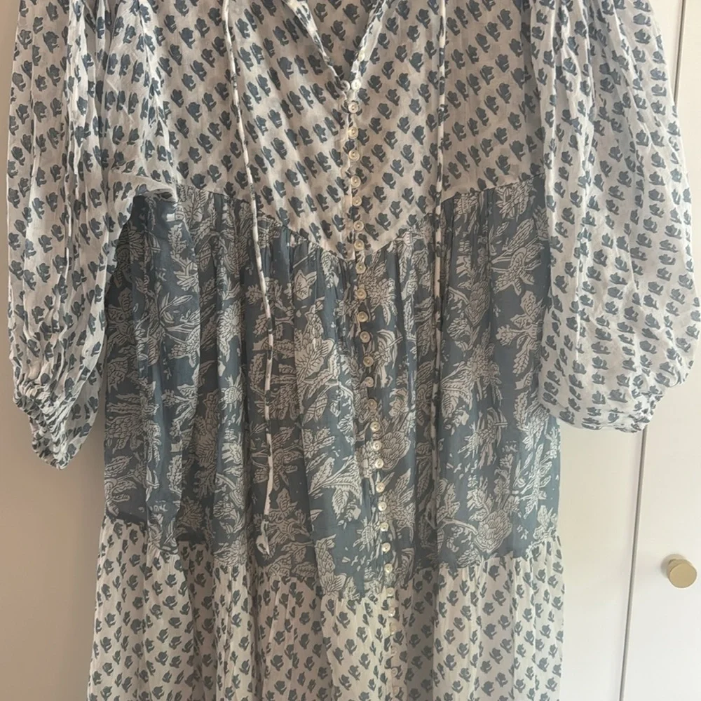 Daughters of India Nora Aquamarine Dress - Picture 9 of 10